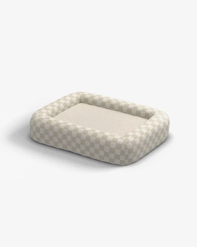 Woven Bolster Pet Bed - Image 2